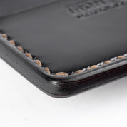 IHG-089-BLK - Shell Cordovan Card Holder - Black
