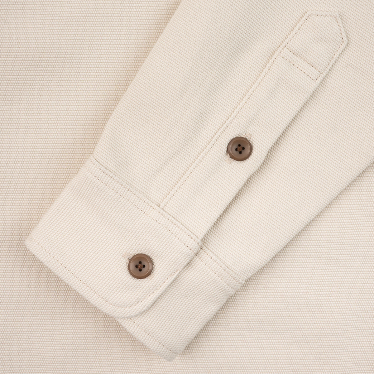 IHSH-423-IVO - 13oz Oxford Cloth Work Overshirt - Ivory