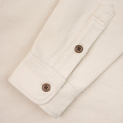 IHSH-423-IVO - 13oz Oxford Cloth Work Overshirt - Ivory