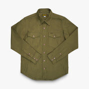 IHSH-425-OLV - FW25 - 8oz Military Whipcord CPO Shirt - Olive