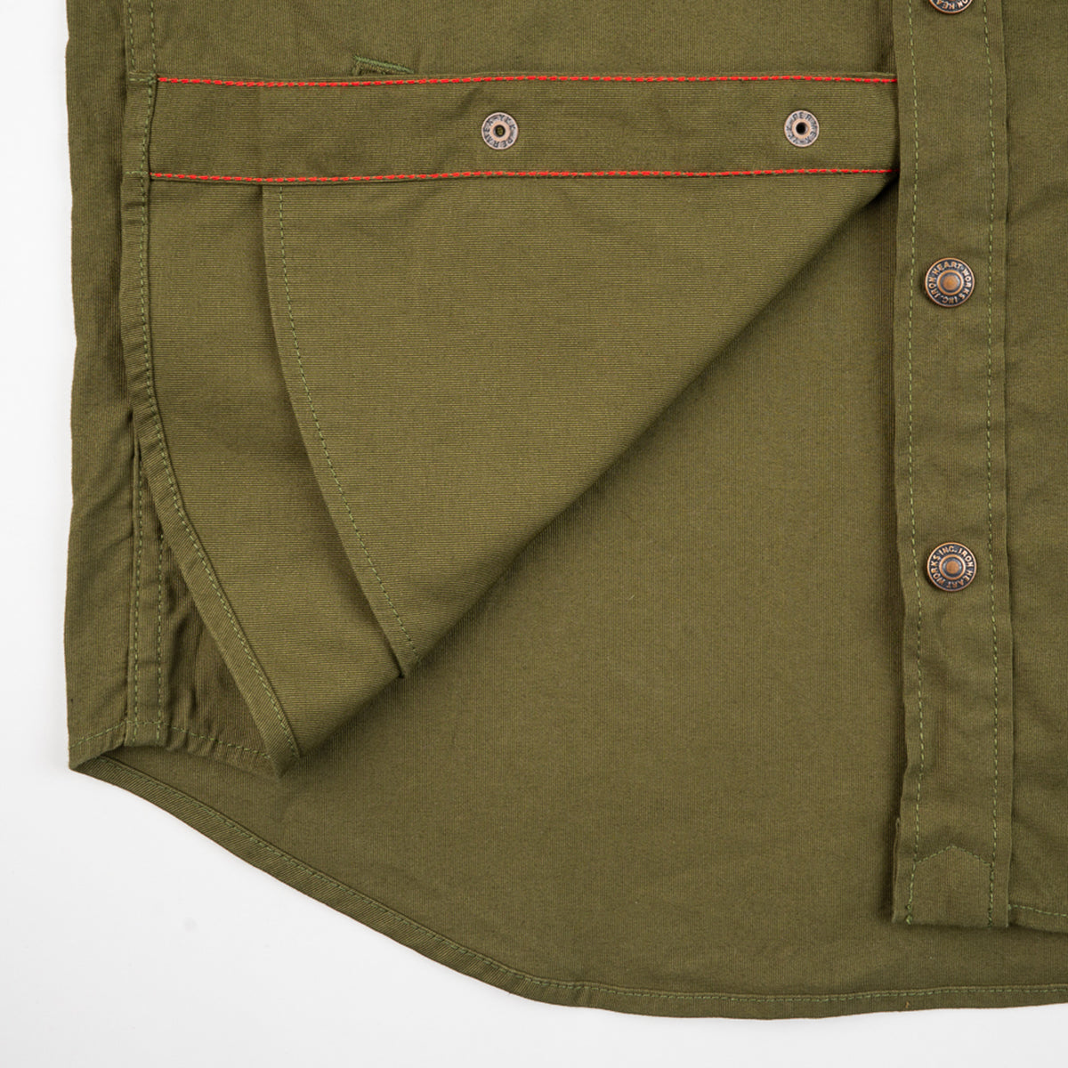 IHSH-425-OLV - FW25 - 8oz Military Whipcord CPO Shirt - Olive
