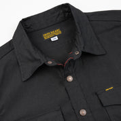 IHSH-425-BLK - FW25 - 8oz Military Whipcord CPO Shirt - Black