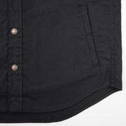 IHSH-425-BLK - FW25 - 8oz Military Whipcord CPO Shirt - Black