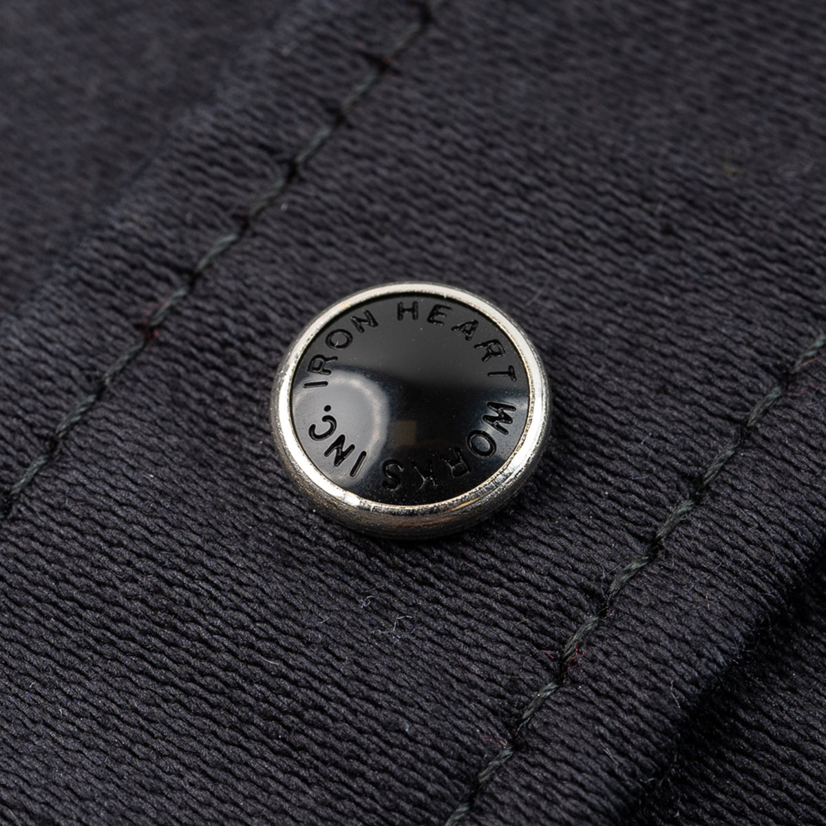 IHSH-426-BLK - 12oz Military Moleskin Western Shirt - Black