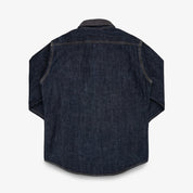 IHSH-427-IND - 16oz Vintage Selvedge Denim CPO Shirt - Indigo