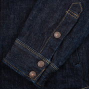 IHSH-427-IND - 16oz Vintage Selvedge Denim CPO Shirt - Indigo