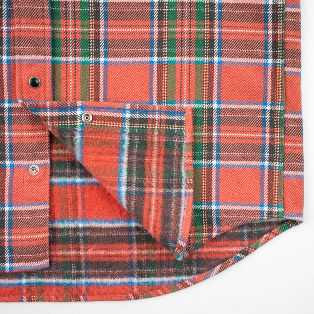 IHSH-436-RED - FW25 - Ultra Heavy Flannel American Check Western Shirt - Red