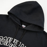 IHSW-79-BLK - FW25 - Printed 14oz Ultra Heavyweight Loopwheel Cotton Hoodie - Black