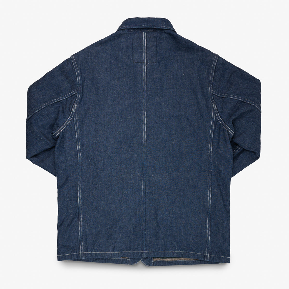 IHJ-149-IND - 10oz Selvedge Denim Blanket Lined Chore Jacket - Indigo