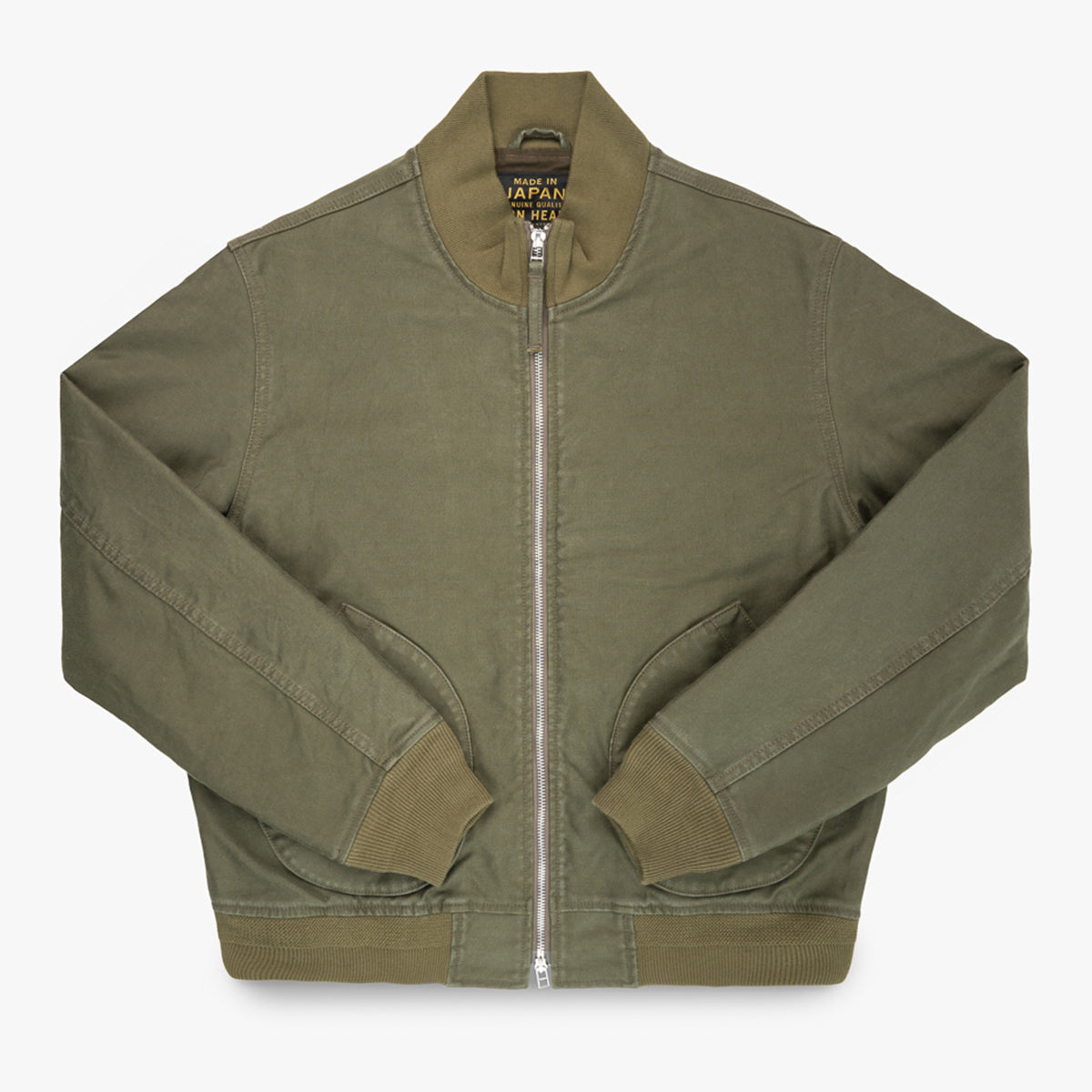 IHM-47-ODG - 12oz Whipcord Tanker Jacket - Olive Drab Green