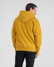 IHSW-81L-MUS-NP - 14oz Ultra Heavyweight Loopwheel Cotton Zippered Hoodie - Mustard