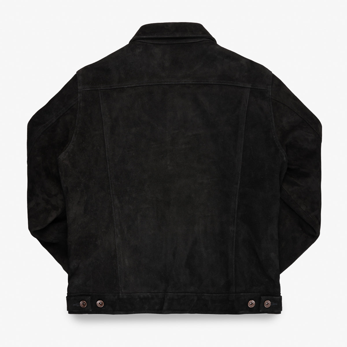IHJ-155-BLK - FW25 - Horsehide Suede Modified Type III Jacket - Black