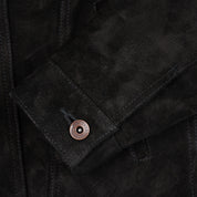 IHJ-155-BLK - FW25 - Horsehide Suede Modified Type III Jacket - Black