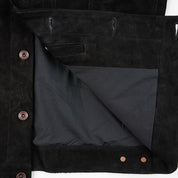IHJ-155-BLK - FW25 - Horsehide Suede Modified Type III Jacket - Black