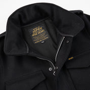 IHM-49-BLK- FW25 - 21oz Melton Wool M65 Field Jacket - Black