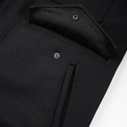 IHM-49-BLK- FW25 - 21oz Melton Wool M65 Field Jacket - Black
