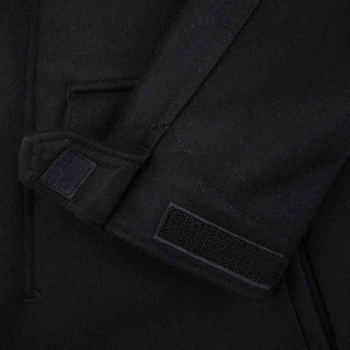 IHM-49-BLK- FW25 - 21oz Melton Wool M65 Field Jacket - Black