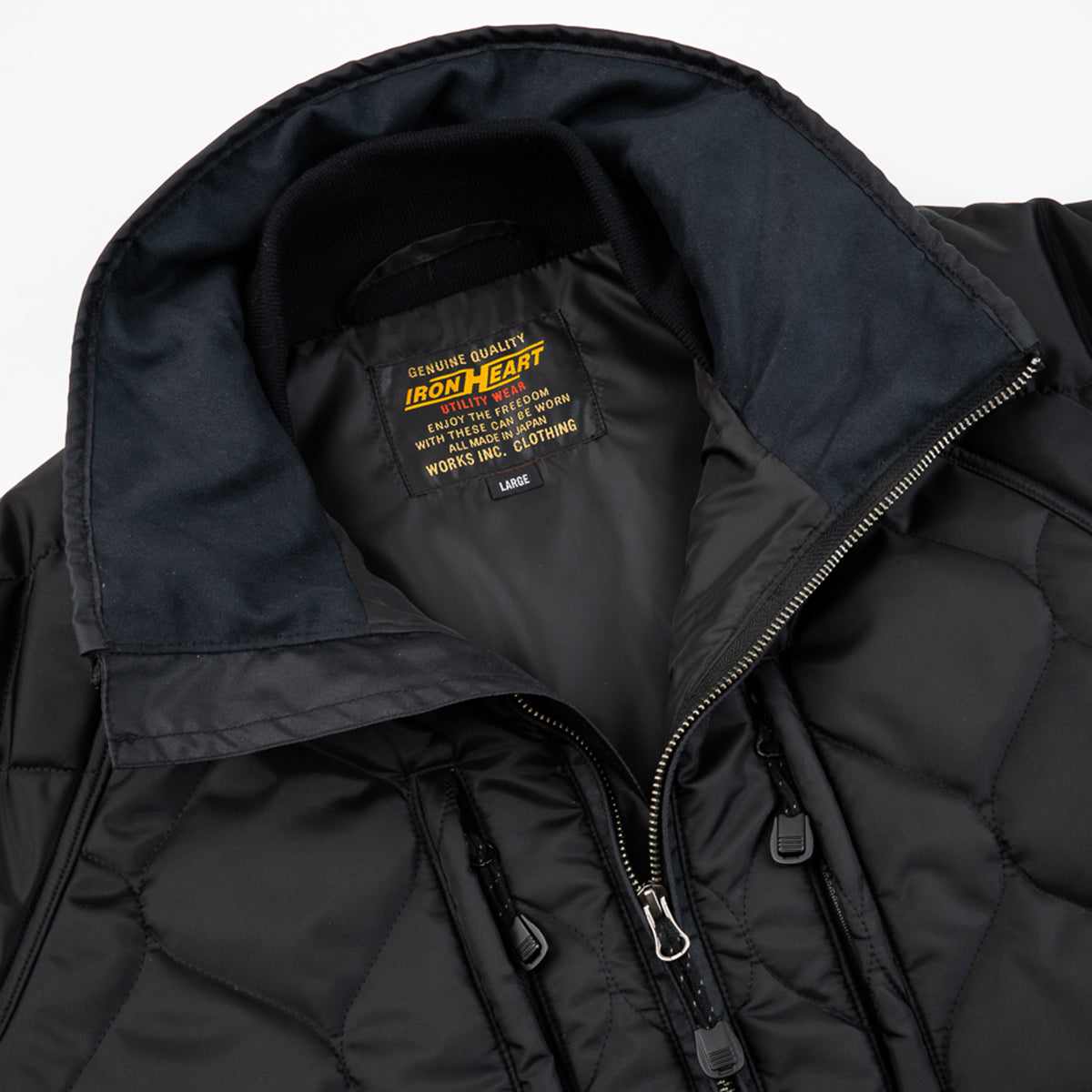 IHJ-153-BLK - FW25 - Primaloft® Quilted Rider’s Jacket - Black
