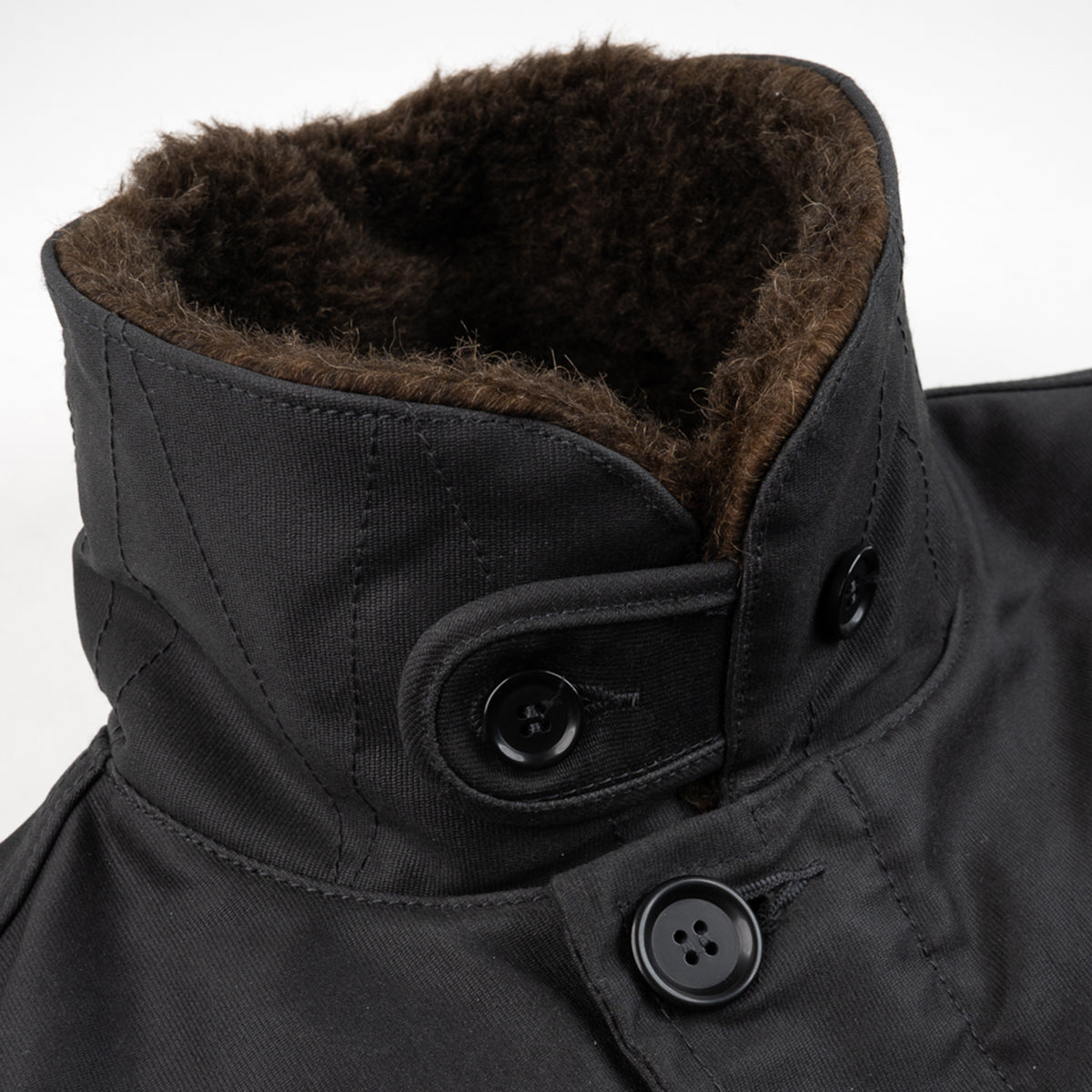 IHM-37-BLK - FW25 - Oiled Whipcord N1 Deck Jacket - Black