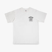 IHT-2502-WHT - 7.5oz Printed Loopwheel Crew Neck T-Shirt - White