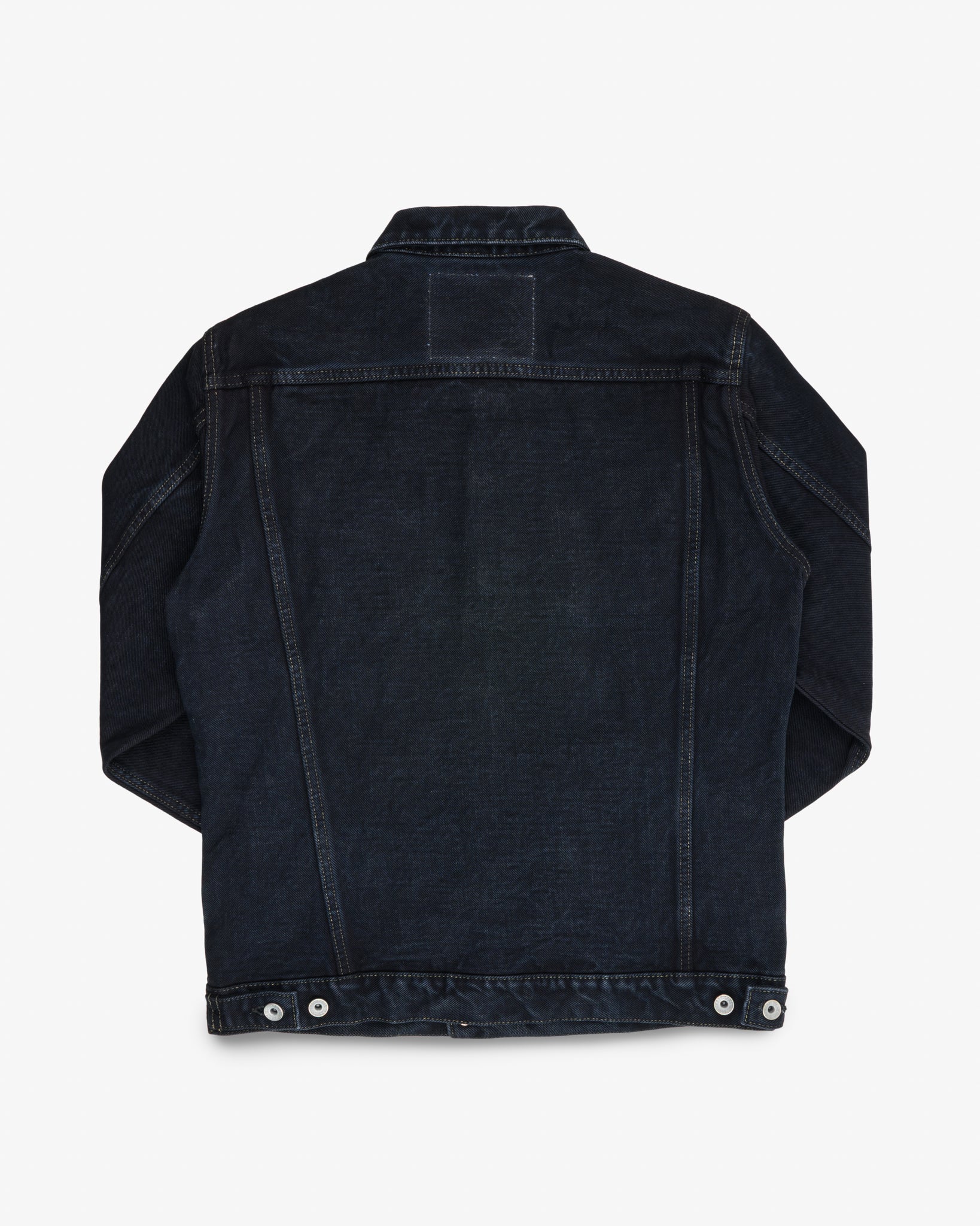 IH-526LOD - 19oz Lefthand Twill Type III Denim Jacket - Black Overdyed