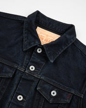 IH-526LOD - 19oz Lefthand Twill Type III Denim Jacket - Black Overdyed
