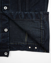IH-526LOD - 19oz Lefthand Twill Type III Denim Jacket - Black Overdyed