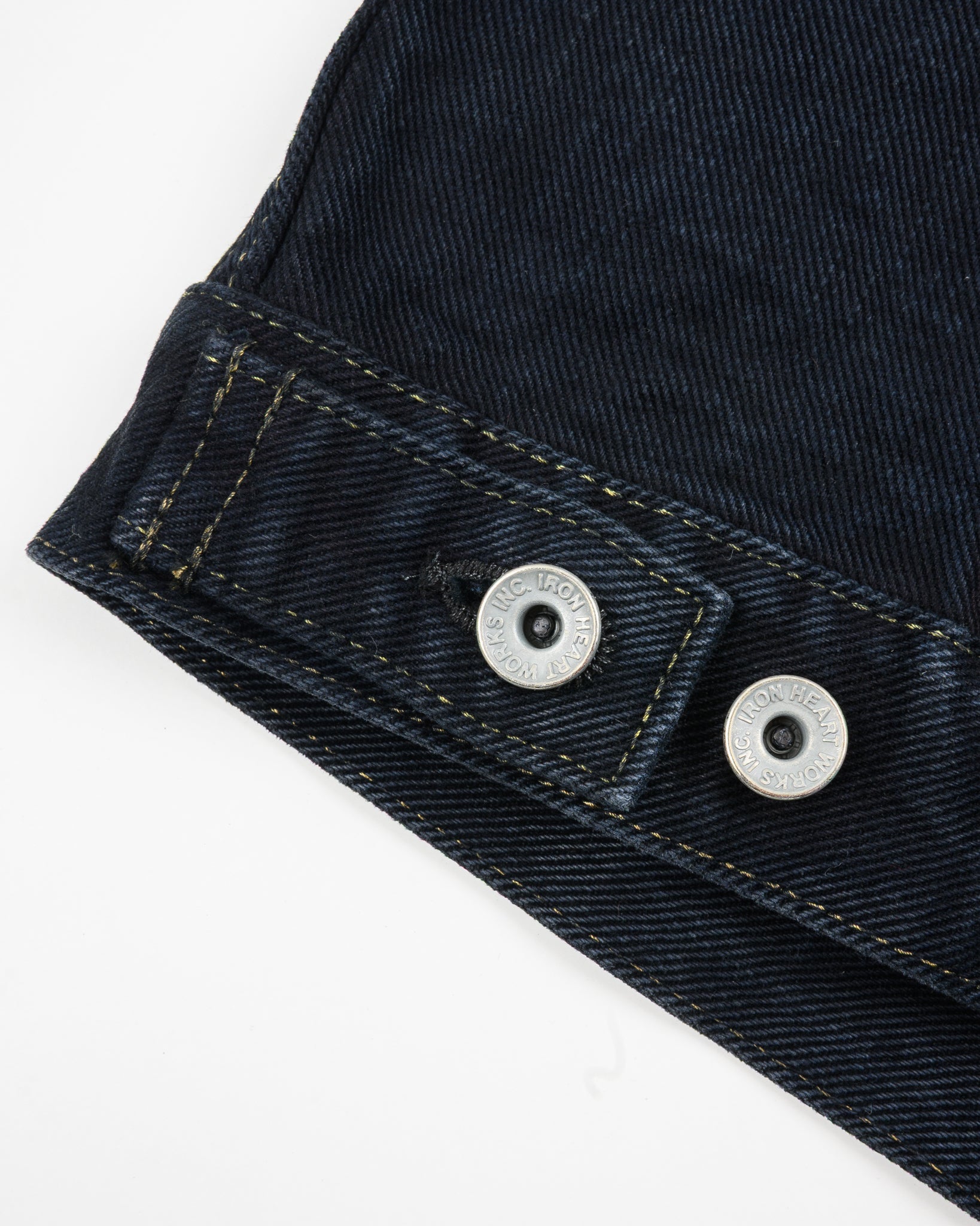 IH-526LOD - 19oz Lefthand Twill Type III Denim Jacket - Black Overdyed