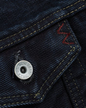 IH-526LOD - 19oz Lefthand Twill Type III Denim Jacket - Black Overdyed
