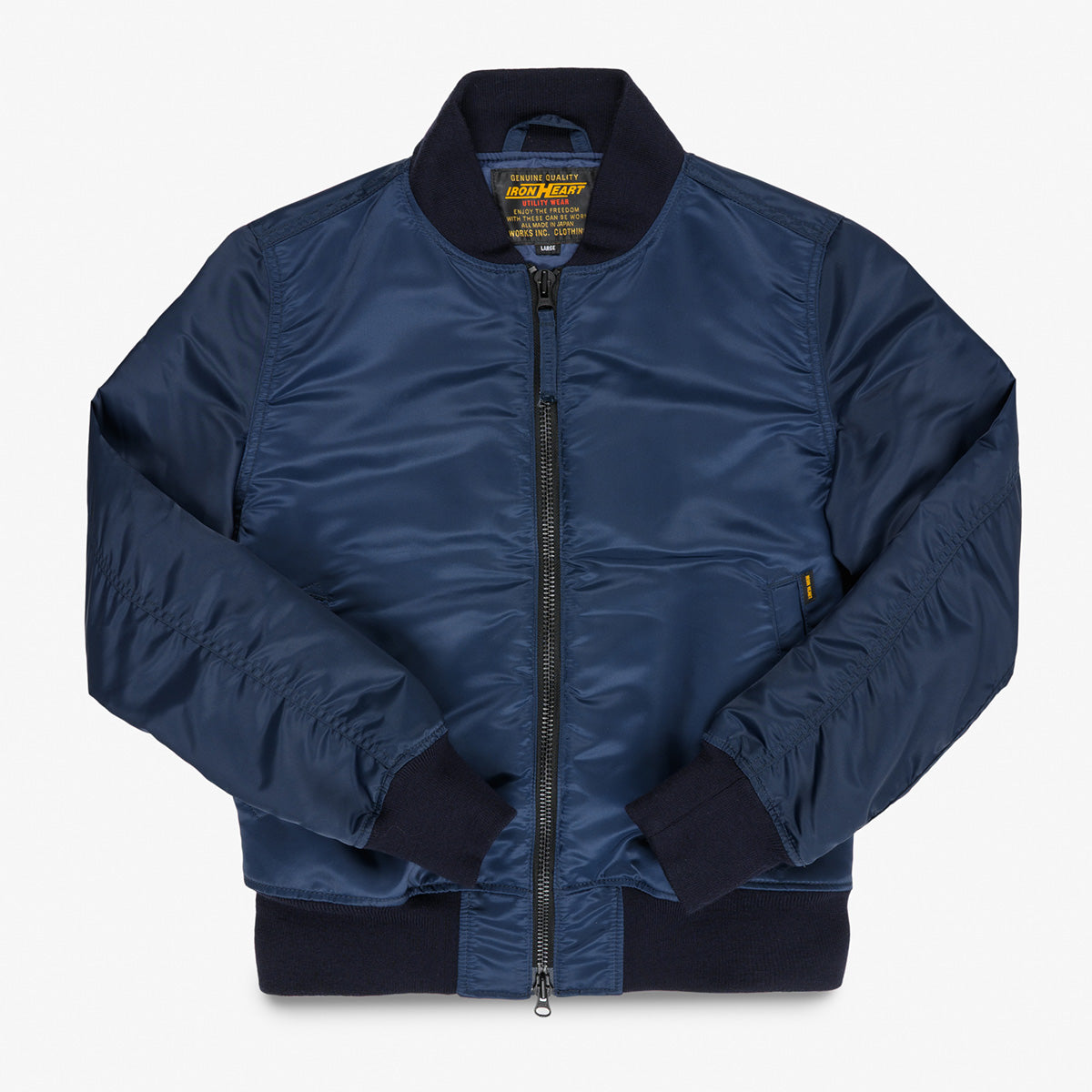 IHM-50-NAV - 4.8oz Nylon Type L-2B Jacket - Navy – IRON HEART GERMANY