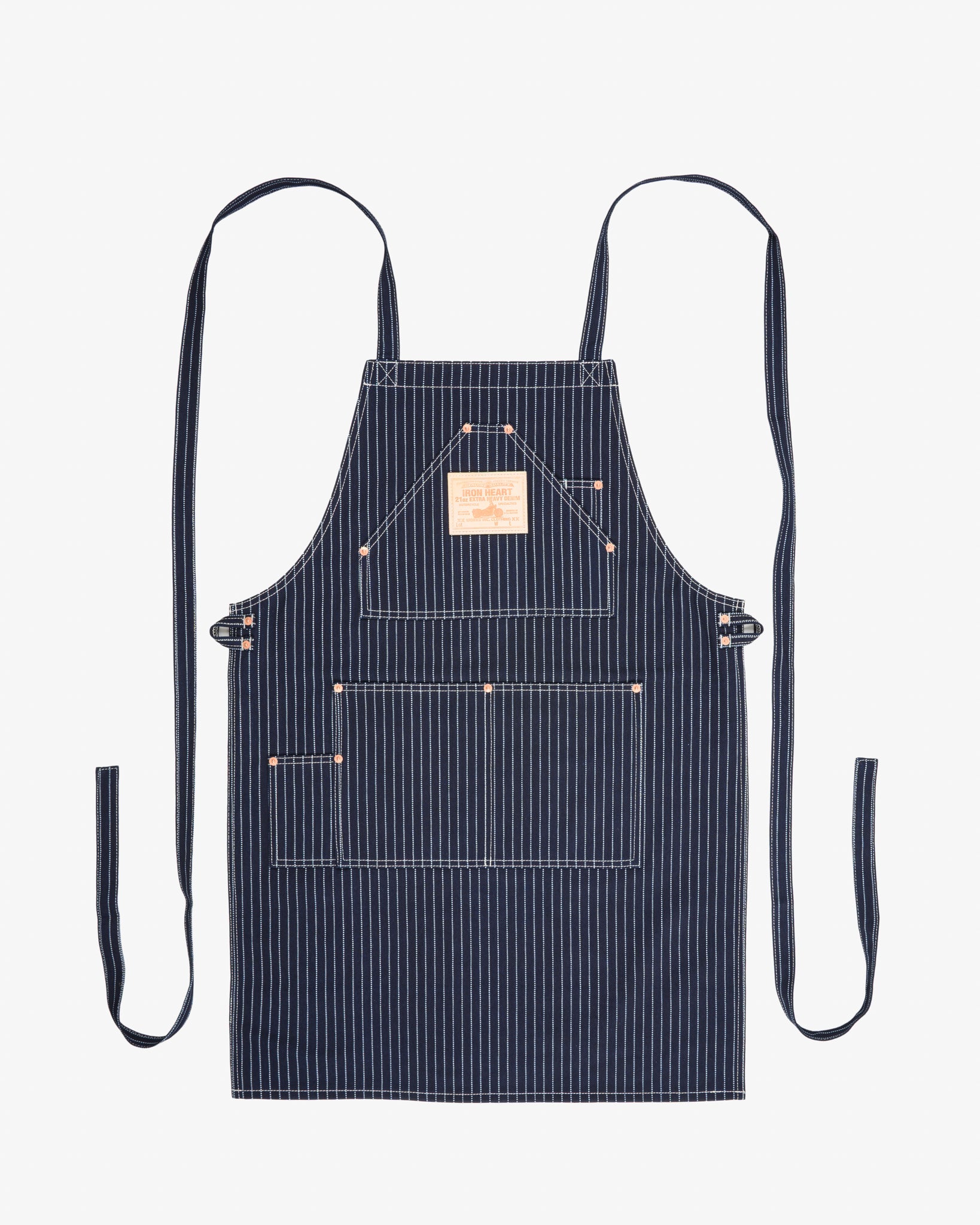 IHG-058-IND - 12oz Wabash Apron - Indigo