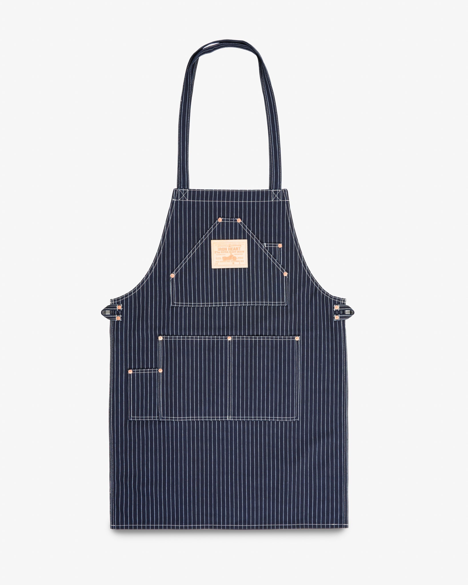 IHG-058-IND - 12oz Wabash Apron - Indigo