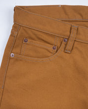 IH-634D - 17oz Duck Straight Cut Jeans - Brown