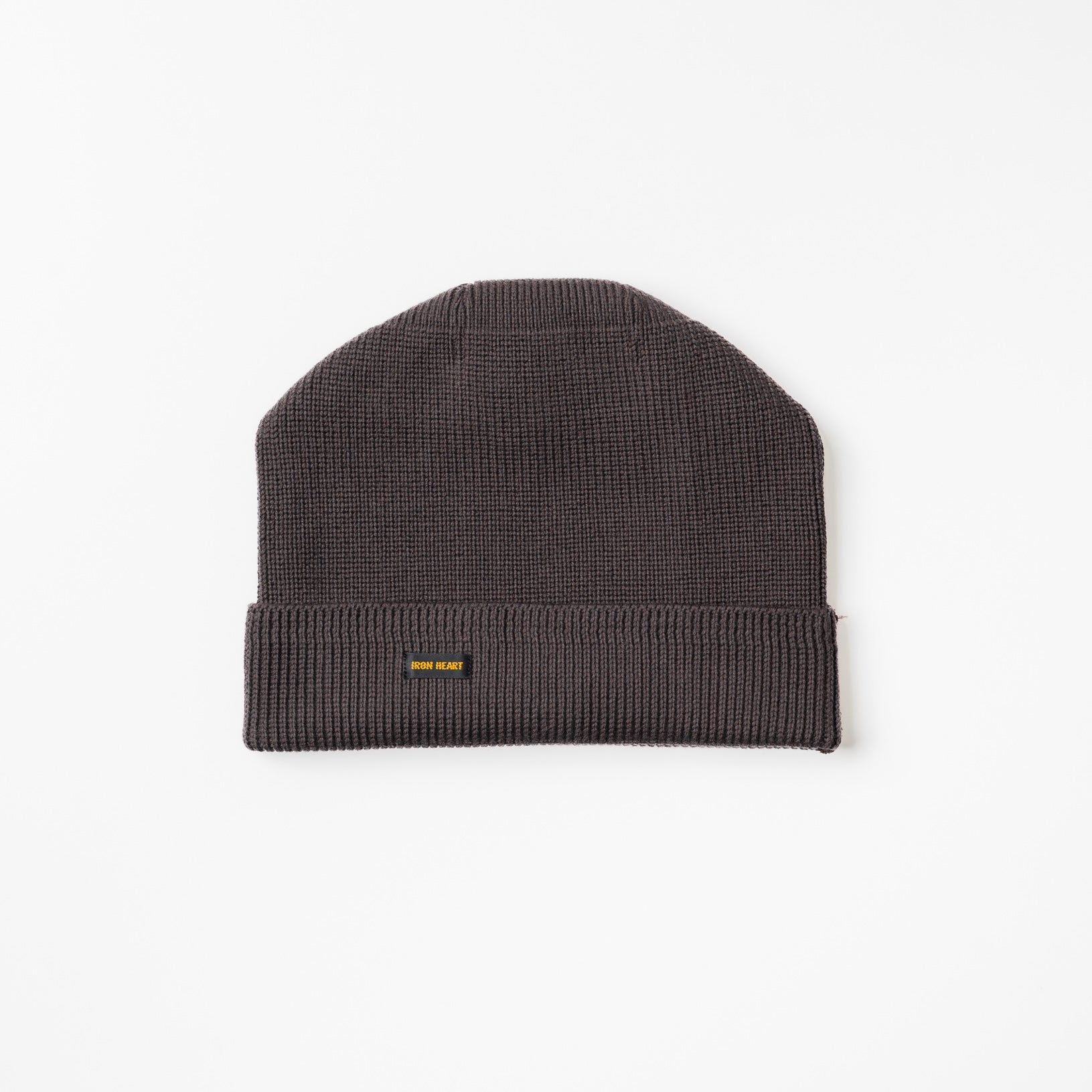 IHG-081-GRY - Cotton Ribbed Beanie - Grey – IRON HEART GERMANY