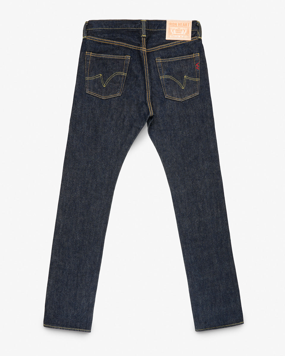 IH-555S-21 - 21oz Selvedge Denim Super Slim Jeans - Indigo – IRON