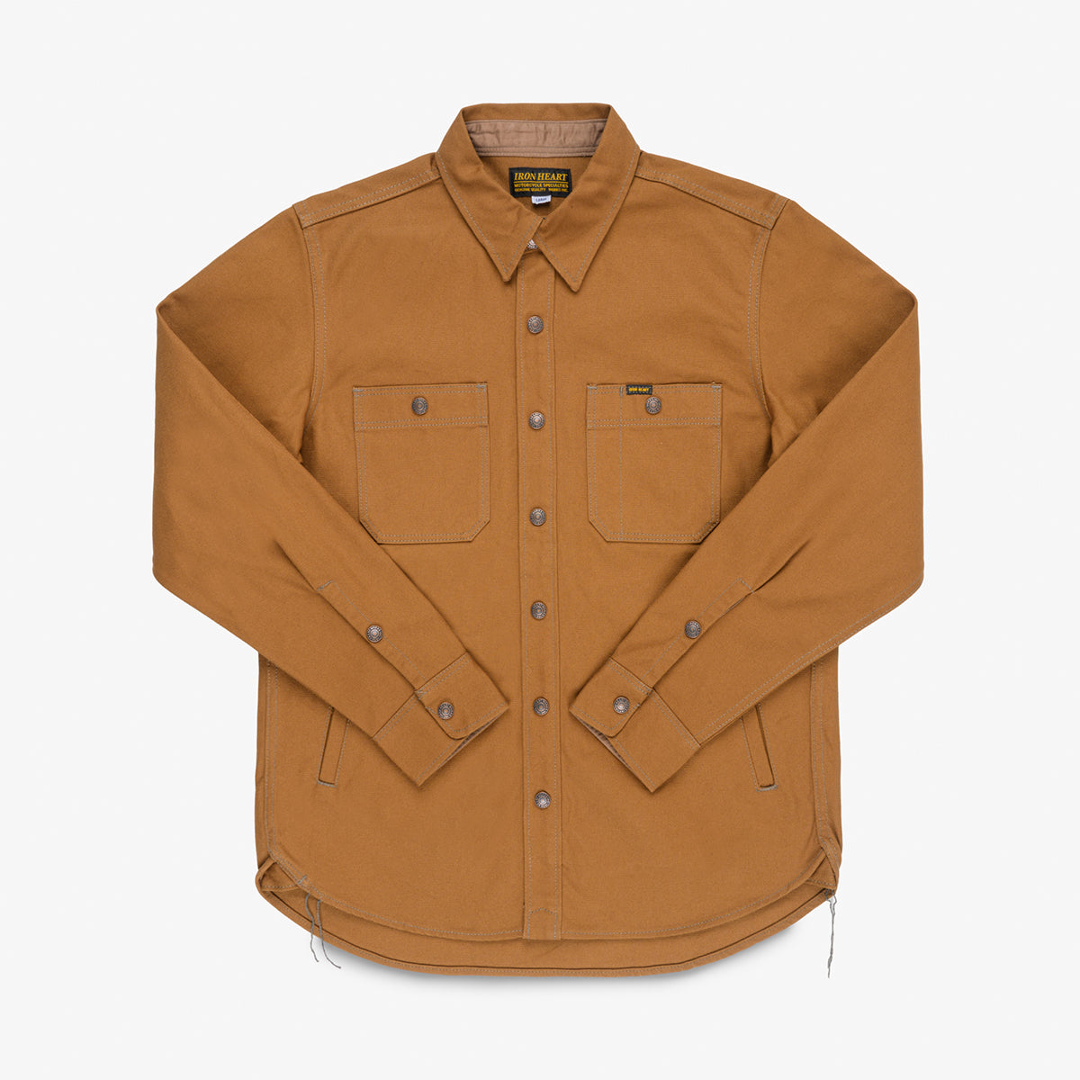 IHSH-189-BRN - 17oz Duck Work Shirt Style CPO - Brown – IRON HEART