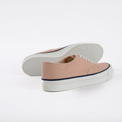 AS-041-BEI - ASAHI Cotton Deck Shoes - Beige
