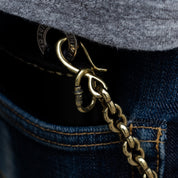 PE-3PEANUTS-WALLET-CHAIN-BR - Peanuts & Co 3 PEANUTS WALLET CHAIN - Brass