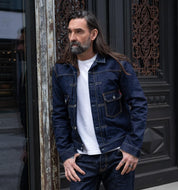 IHJ-139-IND - 19oz Selvedge Denim Type II Jacket - Indigo