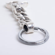 GA-BIG-EYE-KEYCHAIN - GOOD ART HLYWD Big Eye Clip 16 Keychain - Sterling Silver