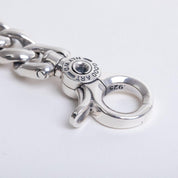 GA-BIG-EYE-KEYCHAIN - GOOD ART HLYWD Big Eye Clip 16 Keychain - Sterling Silver