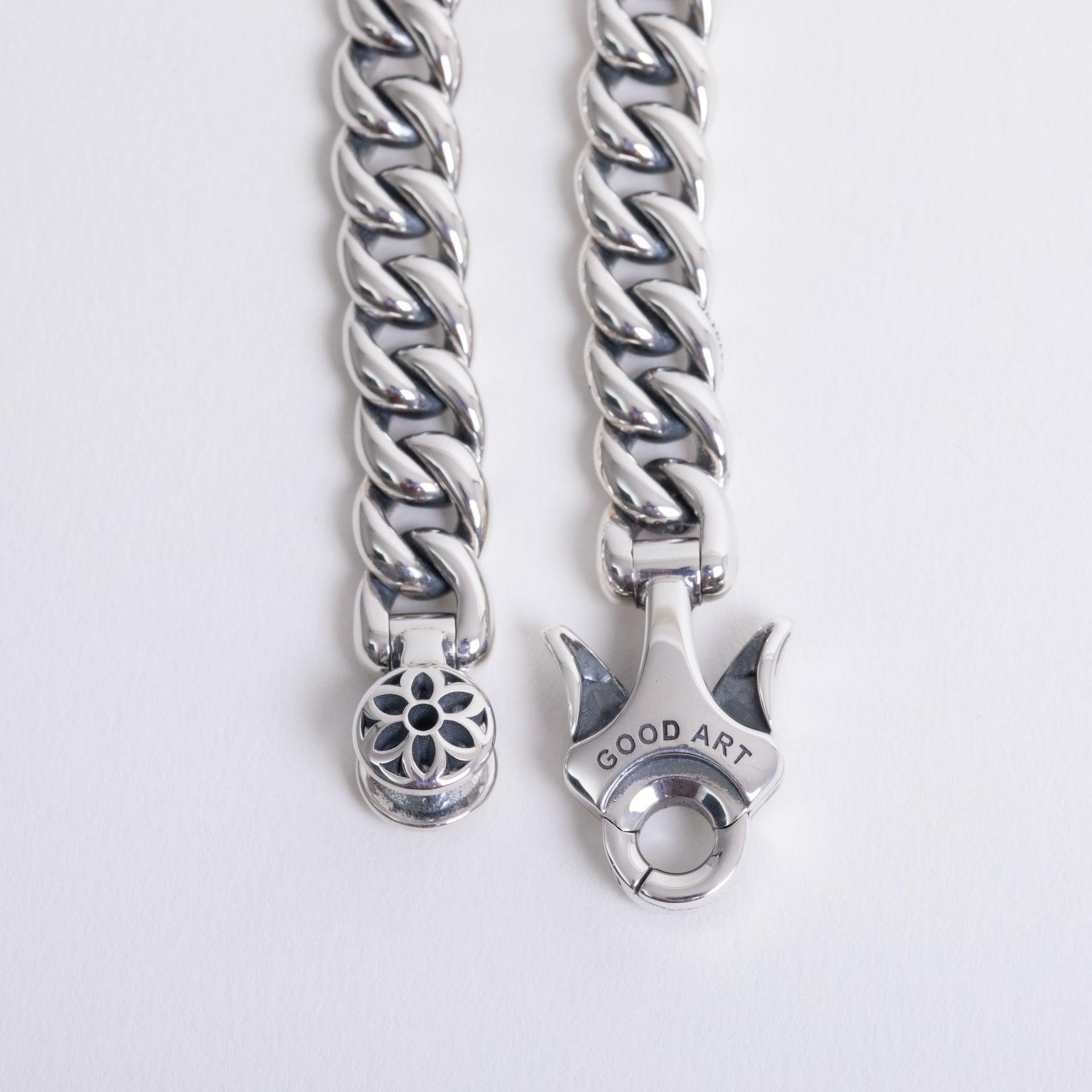 GA-MODEL-10-BRA-4A - GOOD ART HLYWD Model 10 Bracelet 4A - Sterling Silver
