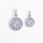GA-ST-CHRISTOPHER-AA - GOOD ART HLYWD Saint Christopher Pendant AA- Sterling Silver