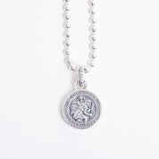GA-ST-CHRISTOPHER-A - GOOD ART HLYWD Saint Christopher Pendant A- Sterling Silver