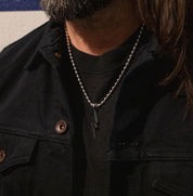 GA-POPLOCK-NECKLACE-21-TC - GOOD ART HLYWD Poplock Necklace Triple Cutout/ 21' - Sterling Silver