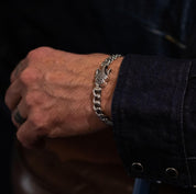GA-MODEL-10-BRA-4A - GOOD ART HLYWD Model 10 Bracelet 4A - Sterling Silver