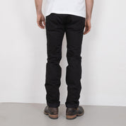 IH-777S-142BB - 14oz Selvedge Denim Slim Tapered Jeans - Black/Black
