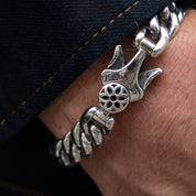 GA-MODEL-10-BRA-3A - GOOD ART HLYWD Model 10 Bracelet 3A - Sterling Silver