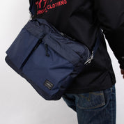 PO-FORCE-SHOULDER-BAG-NAV - Porter-Yoshida & Co- FORCE SHOULDER BAG - Navy