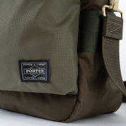 PO-FORCE-SHOULDER-BAG-OLV - Porter-Yoshida & Co- FORCE SHOULDER BAG - Olive Drab